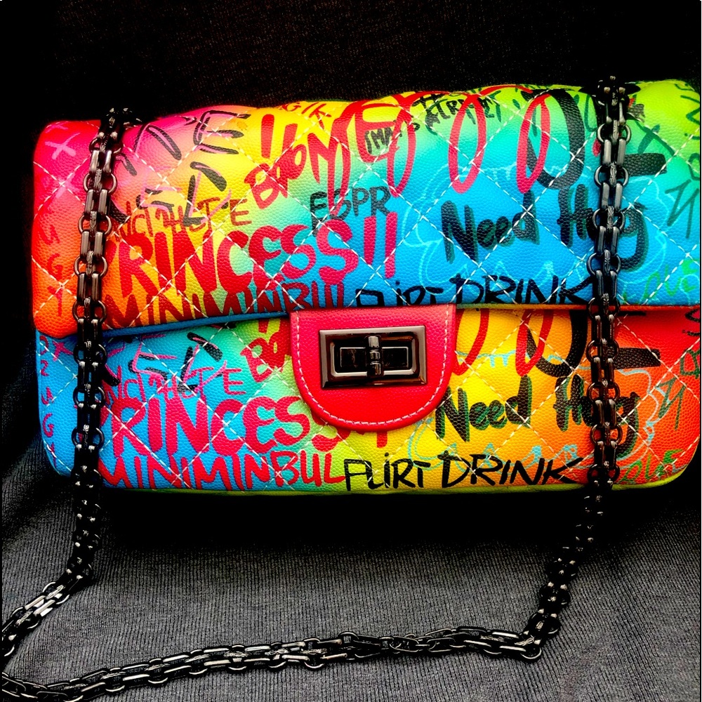 Brand New Graffiti Purse